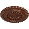 Ekena Millwork Sellek Ceiling Medallion (Fits Canopies up to 1 1/8"), 18 1/2"OD x 7/8"ID x 1 1/2"P, Copper Penny CM18SKCPS - alternate 2